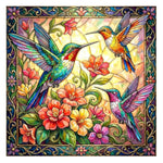 1000 Piece Vintage Hummingbird and Flower Puzzle for Adults