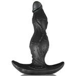 Anal Beads Dildo For Comfortable Long-Term Wear Silicone Butt Plug Dilator With Curved Base Black 7.72 X 1.97 Inch Prostate Massager Sex Toy For Men Women Masturbation