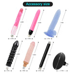Sex Machine Thrusting Dildo Machine For Women And Men,Automatic Sex Machine With 7 Attachments,3Xlr Connector Love Machine With Suction Cup,Adult Sex Toy Masturbation Machine For Couples