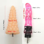 Bumps G Spot Dildos With Drill Spinning Connector Male Masturbator Electric Drill Adapter For Automatic Sex Thrusting Diy Drill Sex Machine Kit(A)