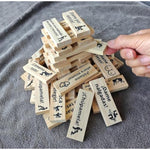 Spanish Adults Blocks Tower Game For Couples Español Valentine Night Date Stacking Board Game For Lovers