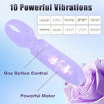 Bullet Vibrator Adult Toy - Women Sex Toys With 10 Vibration Modes, Lipstick Mini Vibrator For G Spot Clitoral Stimulation, Discreet And Portable For Travel, Adult Sex Toys & Games (Lilac)