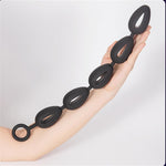 Super Long Pull Bead Anal Plug - Hollow Butt Plug Masturbation Device