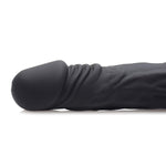 Silicone Penis Shaped Lube Shooter, Black