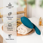 Duo 2 Petrol Dual Stimulation Pleasure Air Clitoris Stimulator Rabbit Vibrator & Pjur Aqua Water Based Personal Lubricant 3.4 Fl Oz - Female Sex Toys Bundle