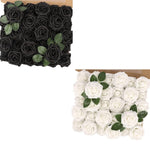 Artificial Rose Flowers, Real Touch For Diy, Bouquets, Wedding Party, Baby Sho