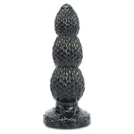 Anal Bead Butt Plug Trainer, Dragon Scale Anus Bead Butt Plug With Three Gradual Large Bead, Anal Dildo Prostate Vaginal Massage Anal Dilator With Strong Suction Cup For Male Female (S)