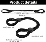 Adjustable Cotton Rope Handcuffs & Ankle Cuffs – Soft BDSM Restraints for Beginners