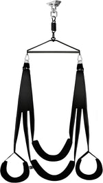 360° Spinning Ceiling Sex Swing with Stand – Adjustable Indoor Sling Set