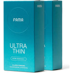 Ultra Thin Condoms – 0.04Mm, Extra Lubricated, 25% Thinner Natural Latex, 20-Count, Fda-Cleared, 53Mm Diameter, Hypoallergenic, Odorless, Long-Lasting Comfort