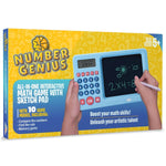 Number Genius Interactive Electronic Math Game With Sketch Pad Educational
