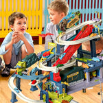 Dinosaur Track Toy, Electric Simulated Scenario Car Road, Children'S Competition Race Track, Music Adventure Directing Traffic Car Ramp Toy, Christmas New Year Birthday Gift For Kids Toddlers 3-12