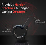 Adjustable Maxpr Ring | Cock Ring | Fda Registered | Soft Elastomer | Comfortable Fit | One Size Fits All | Enhances Intimacy | Last Longer, Get Harder | Penis Ring | Adult Toy | Black/Blue