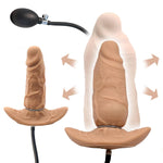 Inflatable Butt Plug Anal Toys, 6.7''Expandable Realistic Dildos Expandable Anal Plug Prostate Toy With Safe T-Shape Base, Expanding Anal Dildo Strechers Gay For Women Men Sex Toys