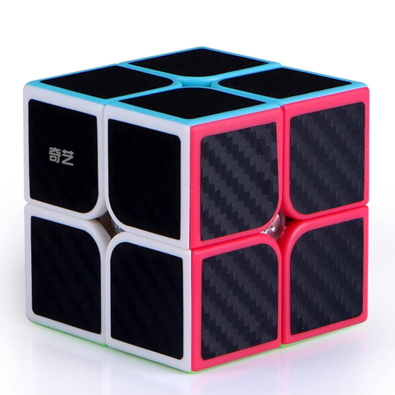 2X2X2 Speed Cube, 2 By 2 Magic Cube Smooth Puzzle Cube 50Mm (Carbon Fiber)