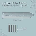 MicroThin Ultra-Sensitive Lubricated Latex Condoms – Thin, Strong & Vegan-Friendly, 12 Pack