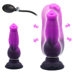 Monster Dildo Inflatable Buttplug,Huge Anal Inflatable Dildo Silicone Wearable Butt Plug Huge Horse Dildos Inflatable Butt Plug Thick Anal Dildos With Strong Suction Cup, Adult Toys For Women Men