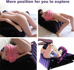 2-Piece Inflatable Sex Cushion Set – Versatile Wedge & Ramp for Couples' Support