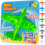 Foam Airplanes - Stocking Stuffers For Kids All Ages 4 5 6 7 8 9 + Year Old - Best Toy Gift - Boy Toys Stocking Stuffer Gifts - Air Plane Gift Idea - Easter Basket Gifts For Boys & Girls Party Favors