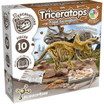 - Triceratops Fossil Digging Kit For Kids - Excavate And Assemble 10 Dinosaur Fossiles, Dinosaur Toys For Boys And Girls Age 6+, Dino Games, Dinosaur Gifts For 6+ Year Old Boys And Girls