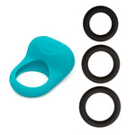 Get Hard Set Of 3 Cock Rings & Ignite Vibrating Penis Ring - Sex Toys For Men Bundle