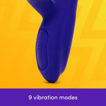 Rotating Rabbit Vibrator For Women | Silicone Vibrating Dildo G Spot Personal Massager | 9 Powerful Vibration Modes | Spinning Clitoral Stimulator | Adult Sex Toys & Games For Couples