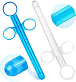 Lube Applicator Syringe, 6.5” Personal Lubricant Shooter with Silicone Cap