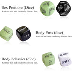 6 Pcs Sex Gaming Dice For Couples Naughty Dice With Sex Positions Sex Play Fun Kinky Games For Couples' Bedroom Foreplay Positions Adult Gift For Valentine'S Day