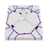 Sex Bondage Bdsm Kit Bed Restraints Set, Super Easy Install Sex Rope Adjustable Straps, Sex Toys With Handcuffs Ankle Cuff For Adults Women Couples Game Pleasure (Purple)