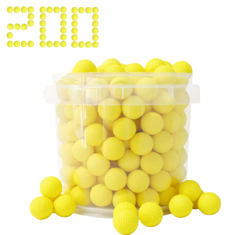 200 Rounds Refill Pack Balls Ammo Compatible With Nerf Rival Gun, Upgraded Foa