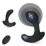 Automatic Inflatable Anal Plug Prostate Massager Vibrating, Butt Plug Sex Toy With 10 Vibration Mode, Woman G-Spot Stimulator With Remote Control, Anal Dilator Training Sex Toys For Lgbt Pleasure