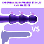 9" Monster Knot Dildo - 3 Dog Knots With Fantasy Big Dragon Dildo, Thick Anal Dildo With Powerful Suction Cup, Purple Giant Knotted Dildo For G-Spot Anal, Adult Sex Toys For Men And Women