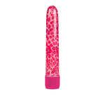 Houston Pink Leopard Vibrator, 6.5"