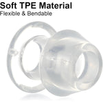 Hollow Tunnel Butt Plug, 4.13 Inch Clear Hollow Anal Plug, Adult Anal Plugs Sex Toys For Men Women And Couples