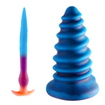 11.2 Inch Soft Silicone Anal Plug (S) + 11.2Inch Huge Silicone Anal Plug
