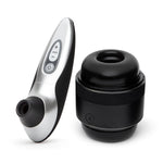 Voy Adjustable Male Masturbator Penis Stroker & Womanizer Pro40 Black Pleasure Air Clitoris Sucker - Couples Sex Toys Bundle