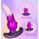 Butt Plug Anal Toys - 6.45" Large Anal Plug With Big Knot, Fantasy Tentacle Dildo Huge Buttplug For Men Women, Silicone Monster Knot Dildo Prostate Massager Adult Sex Toys For Gay Couples Lesbians