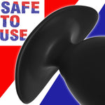 Anal Plug with Safe Curved Base, Prostate Massager Dilator Sex Toy