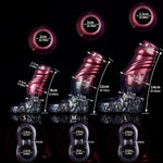 3 Different Sizes Of Tentacle Shape Male Penis Sleeve Cock Sleeve With Penis Ring, Silicone Hollow Design Penis Extender Sleeve Male Adult Sex Toys For Men And Couples - L, Purple