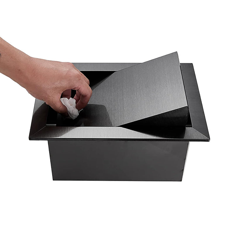 Built-In Countertop Trash Bin Lid And Waste Chute Lid - 304 Stainless Steel Bala