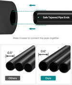 Closet Wardrobe, Portable Closet for Bedroom, Clothes Rail with Non-Woven Fabric Cover, Clothes Storage Organizer, 55.1 x 16.9 x 68.5 Inches, Gray URYG02GY