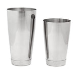 2-Piece Stainless Steel Boston Shaker Set, 18 oz & 28 oz Weighted Cocktail Tins