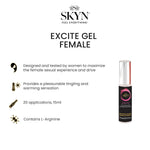 Excite Female Stimulating Gel (0.5Oz) & Astroglide Water Gel Lube (4Oz) Sexual Pleasure Bundle