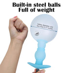 Inflatable Buttplug, Inflatable But Plug With Anal Pump Expanding Butt Plug Inflatable Dilator Dildos Large Buttplug Huge Big Butt Plugs Silicone Inflatable Sex Toys Anal Toy Trainer For Men Women