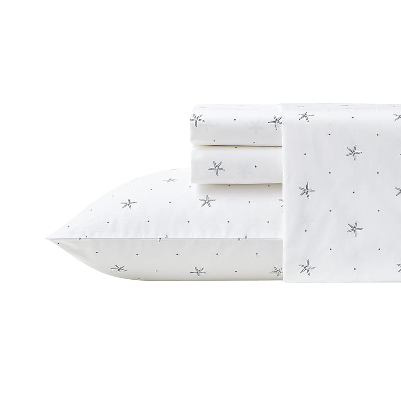 - Twin Xl Sheets, Cotton Percale Bedding Set, Coastal Home Decor (Star Spangle