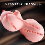 6 In 1 Blowjob Sex Doll For Men With Penetrable Nipples, 6.6Lb Fantasy Oral Sex Toy Mens Sex Doll Torso With Mouth Big Boobs And Big Ass, Oral Masturbator For Men Masturbation