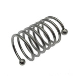 Metal Threaded Penis Ring Sex Toy Hollow Penis Cage Expander Male Bondage Cock Ring With Beads