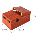 Useless Box Leave Me Alone Machine Fully Assembled In Real Wood?Brown?