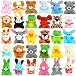 32 Pack Mini Animal Plush Toy Party Favors,Small Plush Stuffed Animals For Birthday,Theme Party,Easter Basket Stuffers Fillers,Christmas,Classroom Prize,Kids Valentine Gift