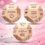 3Pcs Stocking Stuffers Adults Dice Set For Couples Food Date Night Dice, White Elephant Gifts Couples Games Christmas Dice Gifts For Boyfriend Gifts For Him